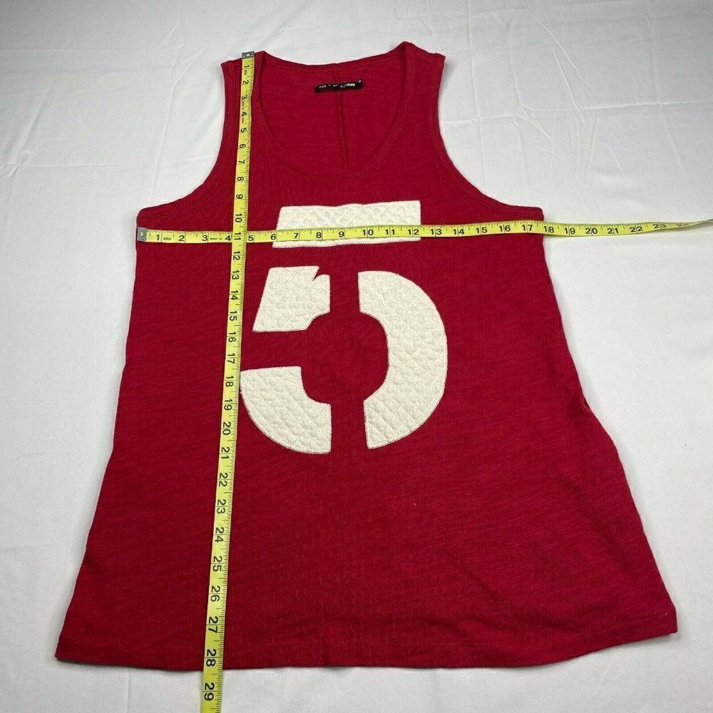 Rag & Bone Cast Quilted 5 Tank Red - Picture 8 of 10